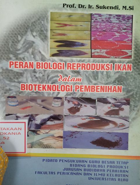 Cover Peran Biologi Reproduksi Ikan dalam Bioteknologi Pembenihan