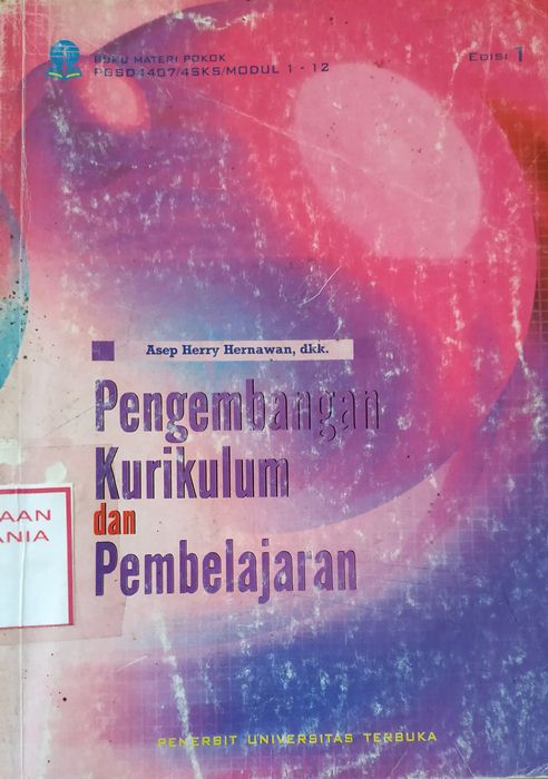 Cover Pengembangan Kurikulum dan Pembelajaran