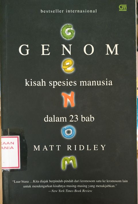 Cover GENOM: Kisah Spesies Manusia