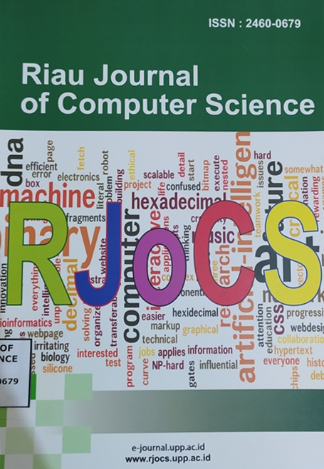 Cover Riau Journal of Computer Science: Vol. 4 No. 1 Januari 2018