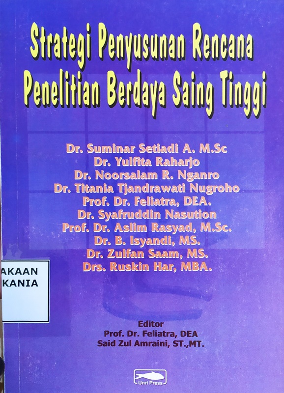 Cover Strategi Penyusunan rencana Penelitian Berdaya Saing Tinggi