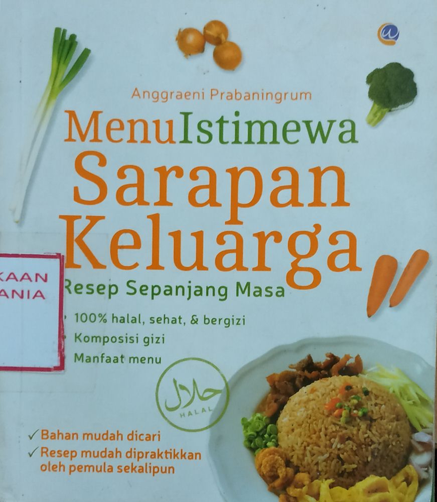 Cover Menu Istimewa Sarapan Keluarga Resep Sepanjang Masa