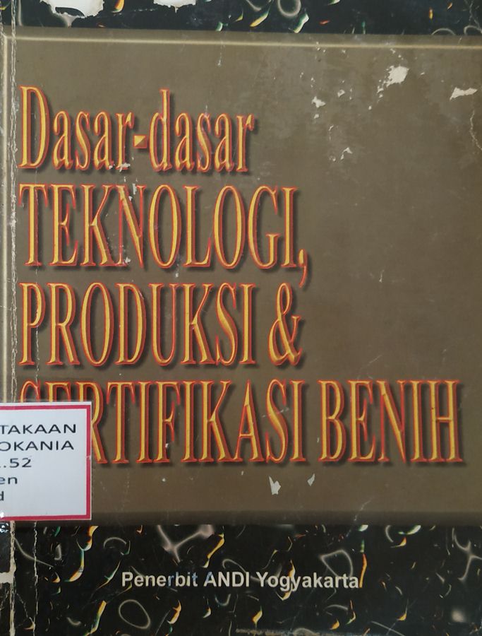 Cover Dasar-dasar Teknologi Produksi & Sertifikasi Benih