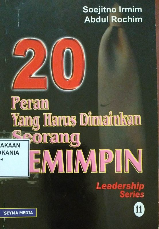 Cover 20 Peran Yang Harus Dimainkan Seorang Pemimpin