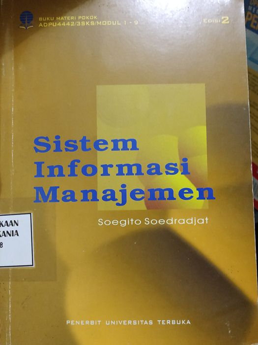 Cover Sistem Informasi Manajemen