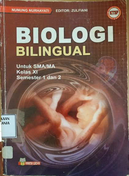 Cover Biologi Bilingual: untuk SMA/MA Kelas XI Semester 1 dan 2