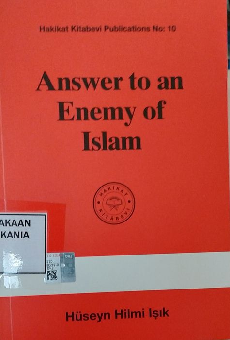 Cover Answer to An enemy of Islam No. 10
