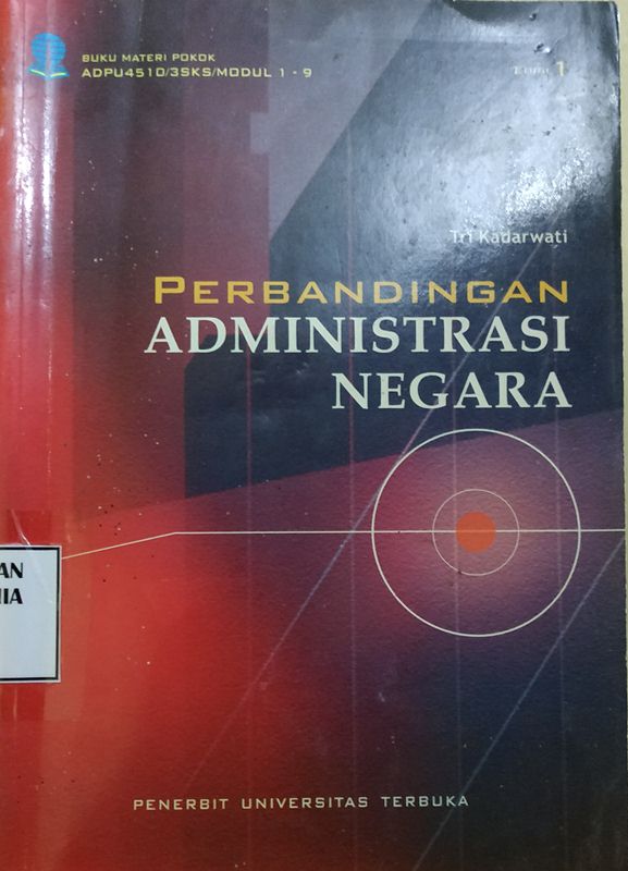 Cover Perbandingan Administrasi Negara