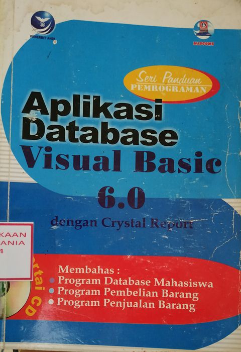 Cover Aplikasi Database Visual BAsic 6.0 dengan Crystal Report