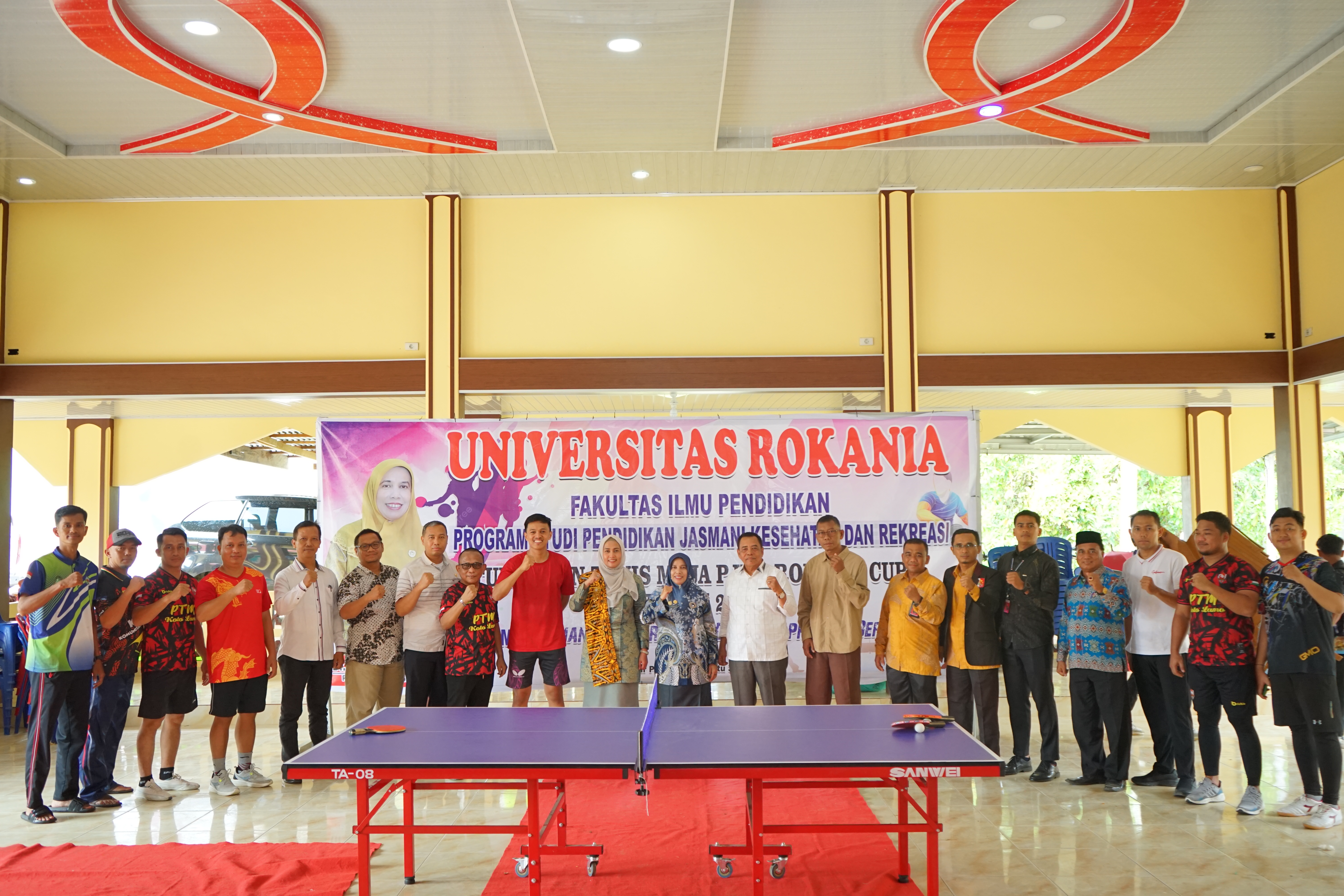 Prodi PJKR Sukses Gelar Turnamen Tenis Meja Rokania CUP II Tahun 2025